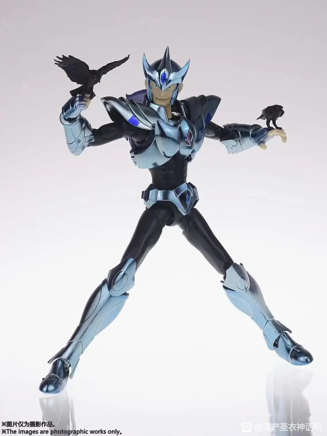 In Stock Mst Model J Model Corvus Corax Saint Seiya Myth Cloth Ex Crow Jamian Action Figure Knights Of Zodiac Silver